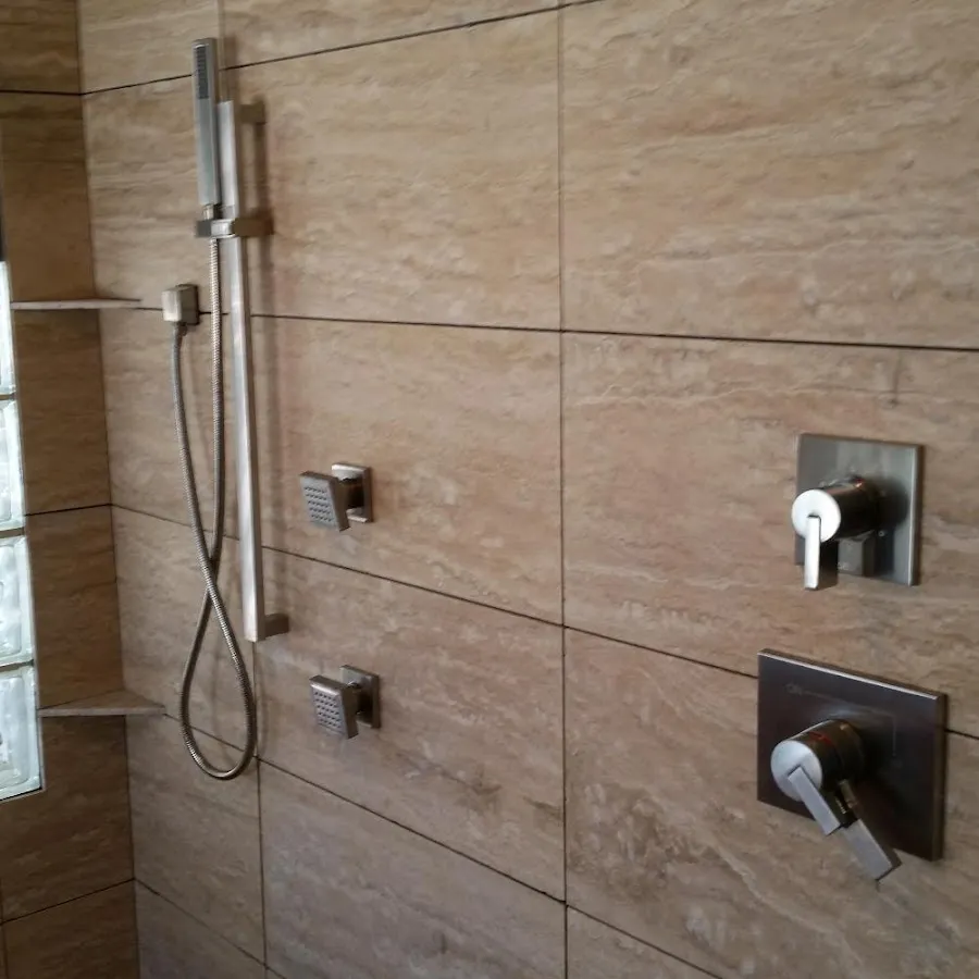Shower fixture installation for Water Heater Replacement in Jeannette
